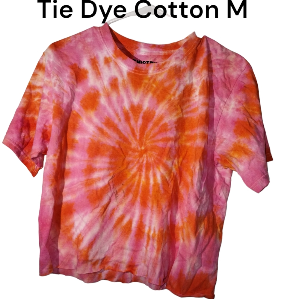 Cotton Tie Dye Starburst Tshirt M nwot